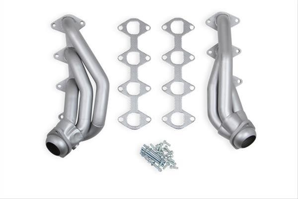 Flowtech Headers 12134FLT Headers, Shorty, Stainless Steel, Natural, 1 5/8 in. Primary Tube O.D., 2.500 in. Collector Diameter, D-port, Ford, 4.6L, Pair thumbnail 4