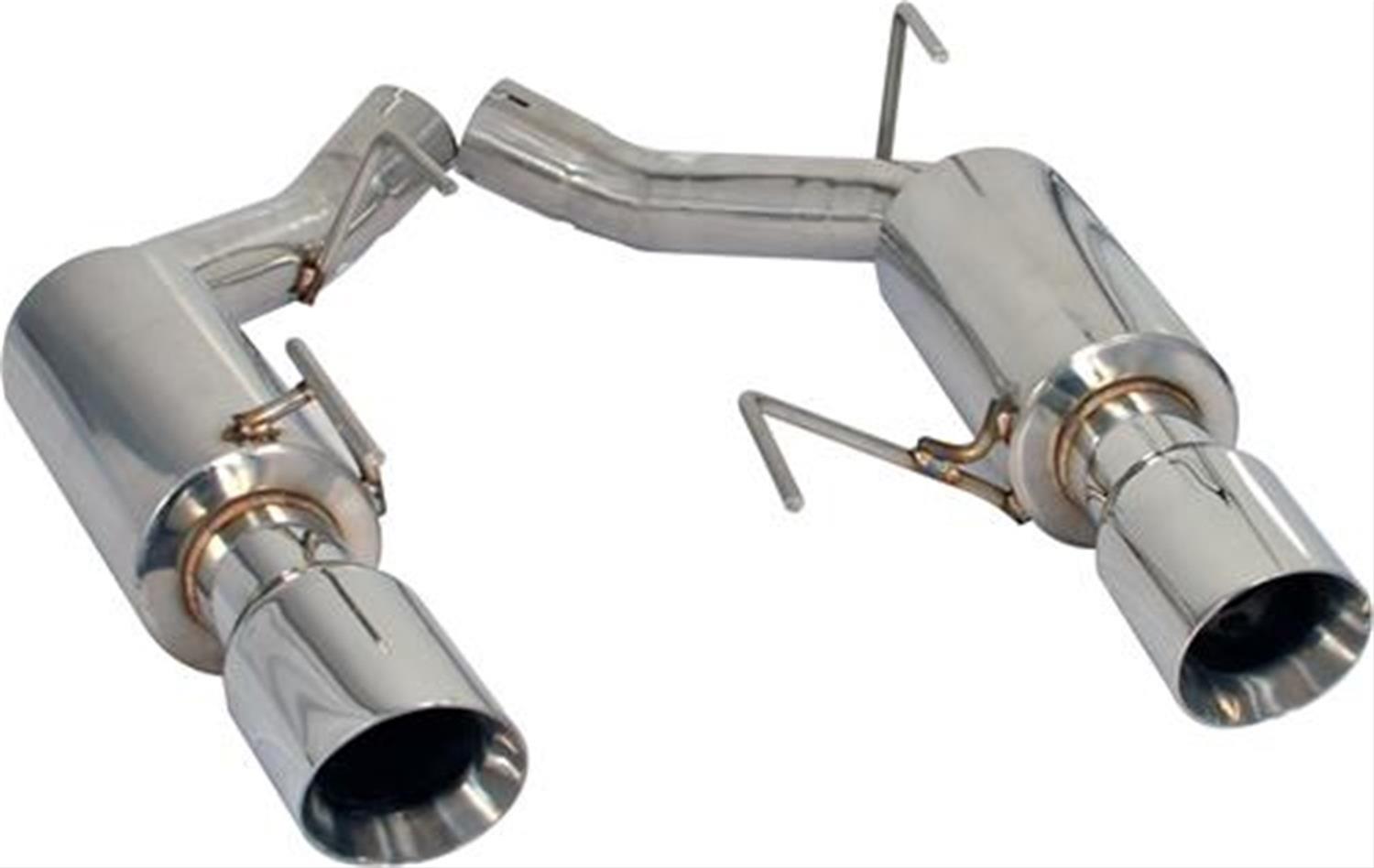 Flowtech Axle-Back Exhaust Systems 12136FLT Systems, Axle-Back, Rear Axle-back, Dual, Stainless Steel, Natural, Split Rear Exit, Polished Tips, Ford, 4.6L, 5.4L, Kit thumbnail 3