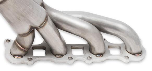 Flowtech Coyote Turbo Headers 12152FLT Headers, Forward Facing Turbo, V-Band Flanges, 304 Stainless Steel, Natural, Ford, Modular V8, Coyote, Pair thumbnail 6