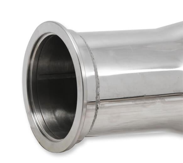 Flowtech SBF Turbo Headers 12165FLT Headers, Turbo, Down and Forward, Stainless Steel, Polished, 1 3/4 in. Primary, Ford, Small Block Windsor, Pair thumbnail 4