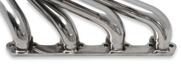 Flowtech SBF Turbo Headers 12165FLT Headers, Turbo, Down and Forward, Stainless Steel, Polished, 1 3/4 in. Primary, Ford, Small Block Windsor, Pair thumbnail 7