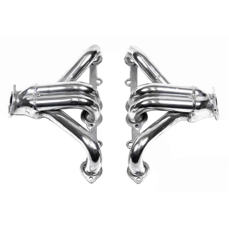 Flowtech Headers 31000FLT Headers, Block Hugger, Steel, Ceramic Coated, Chevy, Small Block, Pair thumbnail 2
