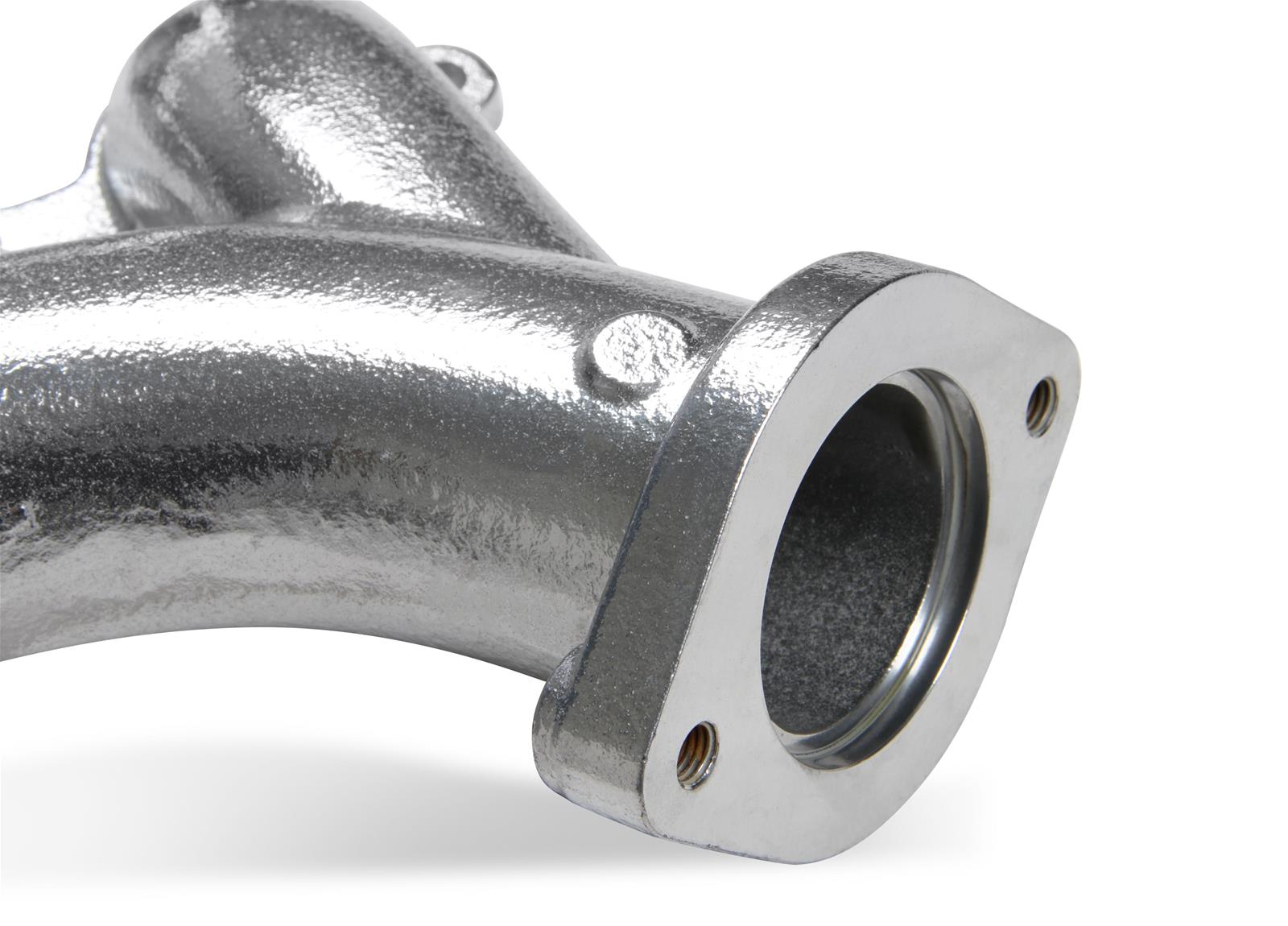 Flowtech Rams Horn Exhaust Manifolds 31730-1FLT Manifolds, Cast, LS Swaps, Silver Ceramic, Pair thumbnail 5