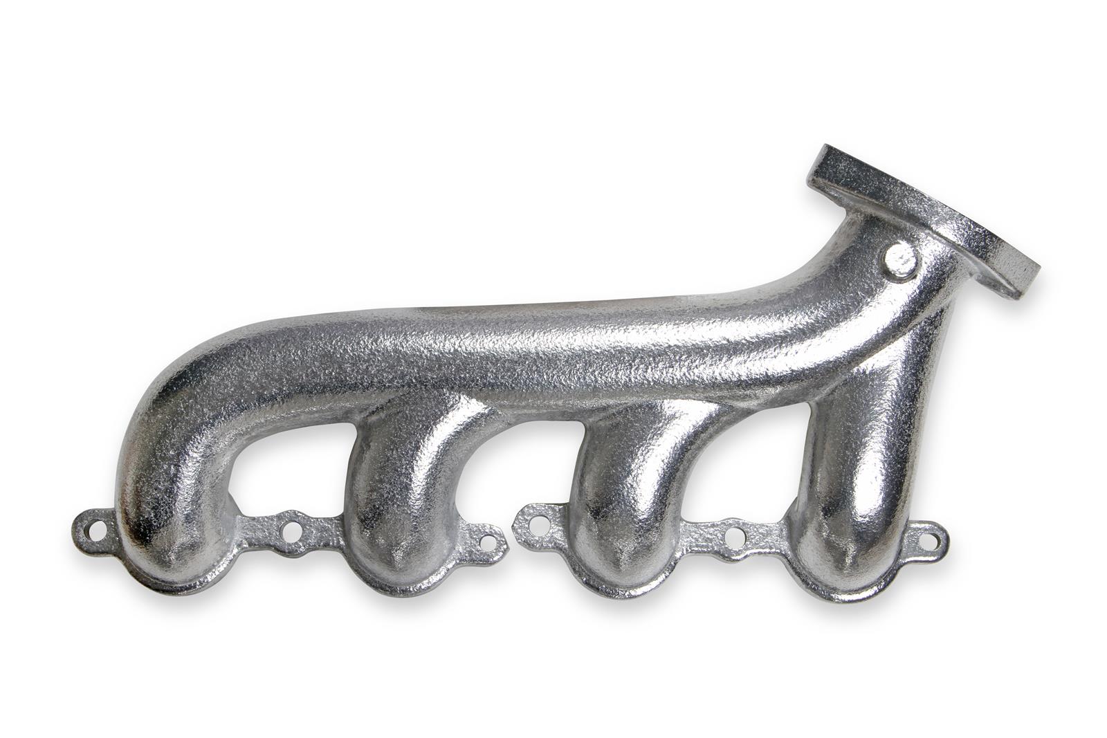 Flowtech Rams Horn Exhaust Manifolds 31730-1FLT Manifolds, Cast, LS Swaps, Silver Ceramic, Pair thumbnail 8