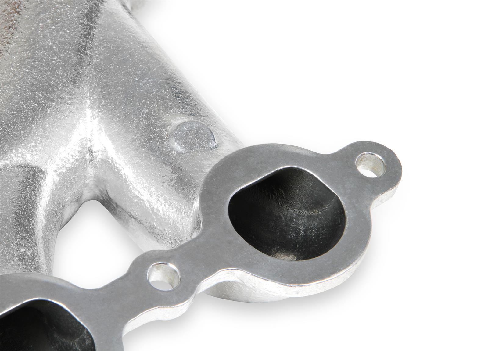 Flowtech Rams Horn Exhaust Manifolds 31730-1FLT Manifolds, Cast, LS Swaps, Silver Ceramic, Pair thumbnail 4