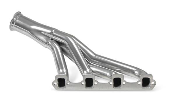 Flowtech SBF Turbo Headers 32166FLT Headers, Headers, Forward and Down, Steel, Silver Ceramic Coated, 1 3/4 in. Primary Tube O.D., Square Port, Ford, Small Block Windsor, Pair thumbnail 9