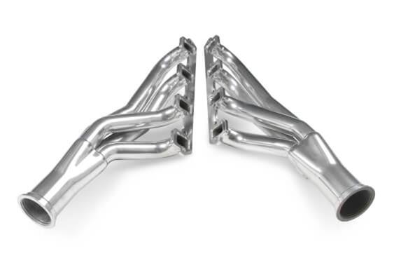 Flowtech SBF Turbo Headers 32166FLT Headers, Headers, Forward and Down, Steel, Silver Ceramic Coated, 1 3/4 in. Primary Tube O.D., Square Port, Ford, Small Block Windsor, Pair thumbnail 8