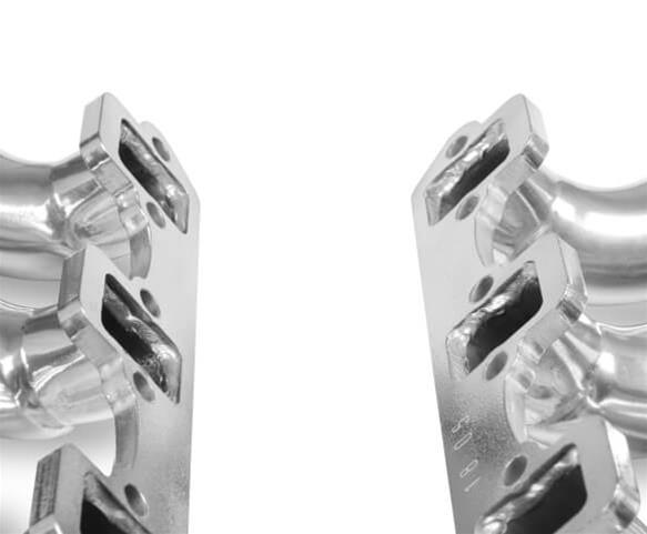 Flowtech SBF Turbo Headers 32169FLT Headers, Turbo, Down and Forward, Steel, Silver Ceramic Coated, 1 7/8 in. Primary, Ford, Small Block Windsor, Pair thumbnail 5