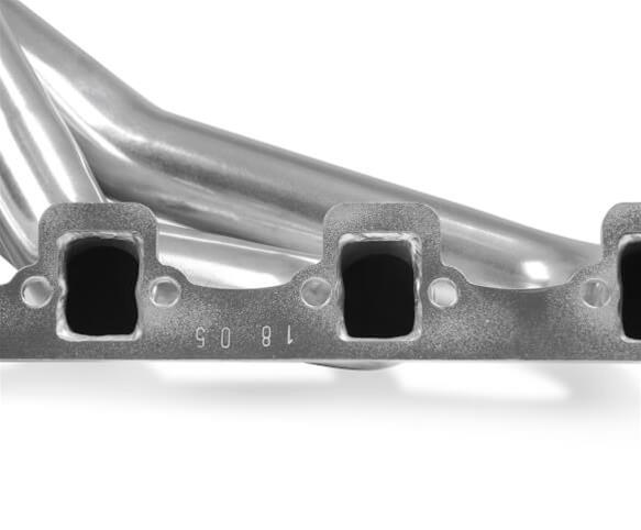 Flowtech SBF Turbo Headers 32169FLT Headers, Turbo, Down and Forward, Steel, Silver Ceramic Coated, 1 7/8 in. Primary, Ford, Small Block Windsor, Pair thumbnail 4