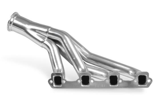 Flowtech SBF Turbo Headers 32169FLT Headers, Turbo, Down and Forward, Steel, Silver Ceramic Coated, 1 7/8 in. Primary, Ford, Small Block Windsor, Pair thumbnail 9