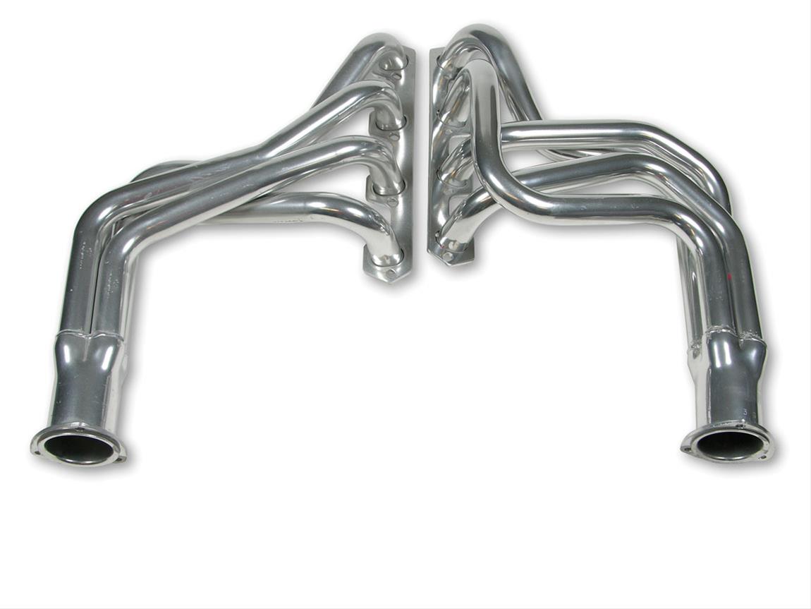 Flowtech Headers 32500FLT Headers, Long Tube, Steel, Ceramic Coated, Ford, RWD, 302, Pair