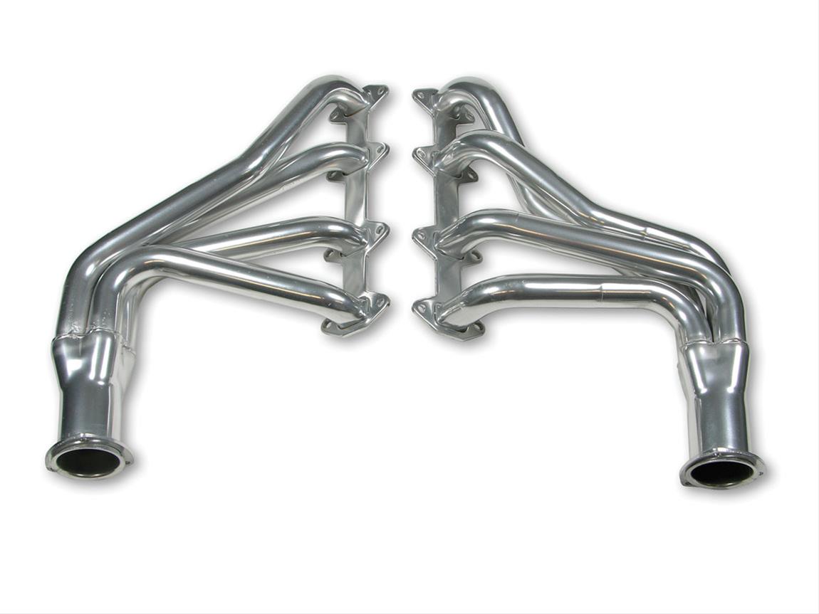 Flowtech Headers 32540FLT Headers, Long Tube, Steel, Ceramic Coated, Ford, Big Block FE, Pair