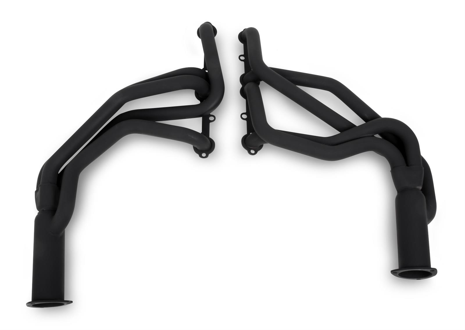 Flowtech Afterburner Headers 49150FLT Headers, Afterburner, Long Tube, Steel, Painted, Chevy, GMC, Small Block, Pair