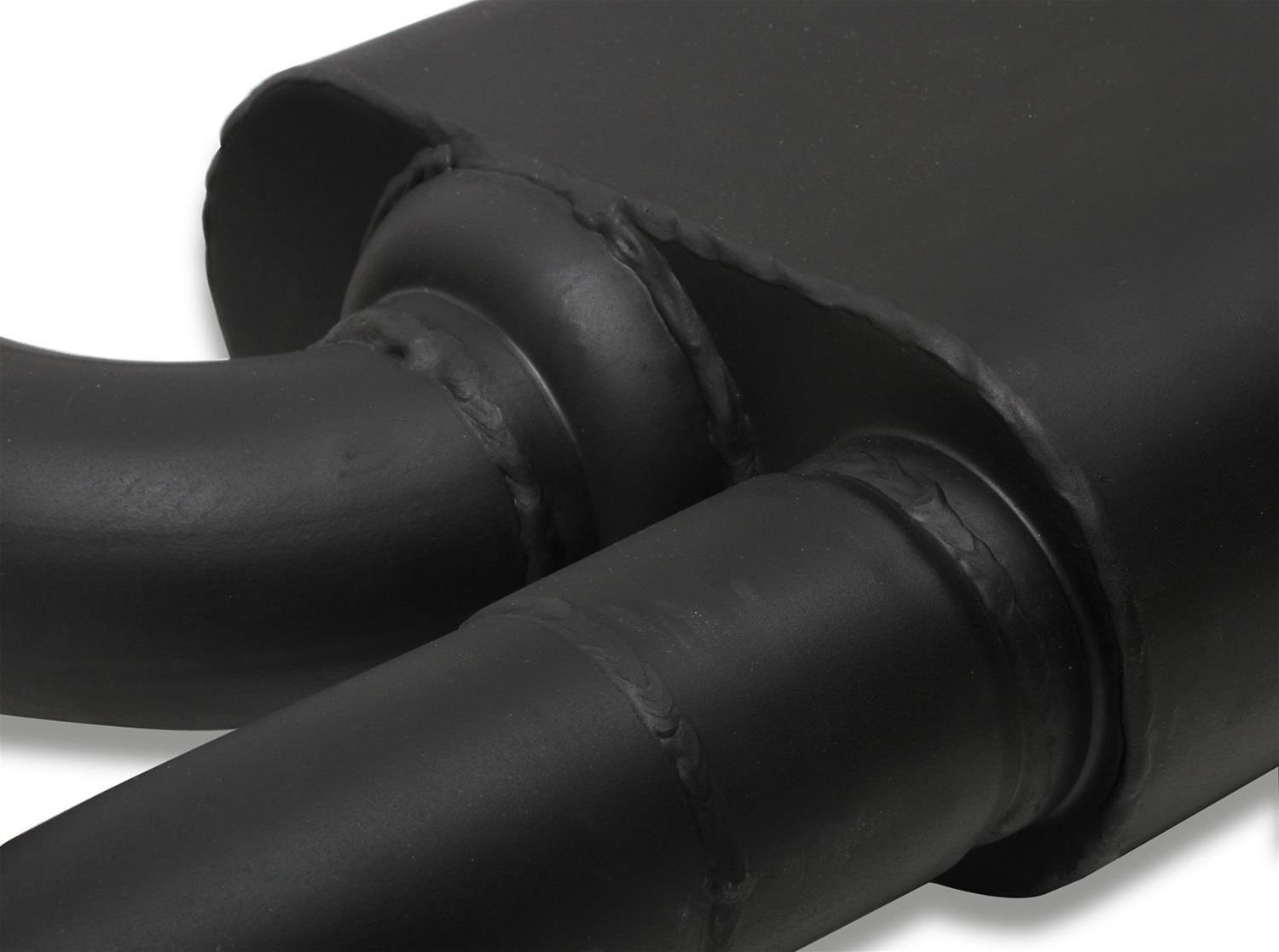 Flowtech Axle-Back Exhaust Systems 53015FLT Systems, Axle-Back, Rear Axle-back, Single In/Dual Out, Stainless Steel, Black, Split Rear Exit, Polished Tips, Jeep, 3.6L, 3.8L, Kit thumbnail 2