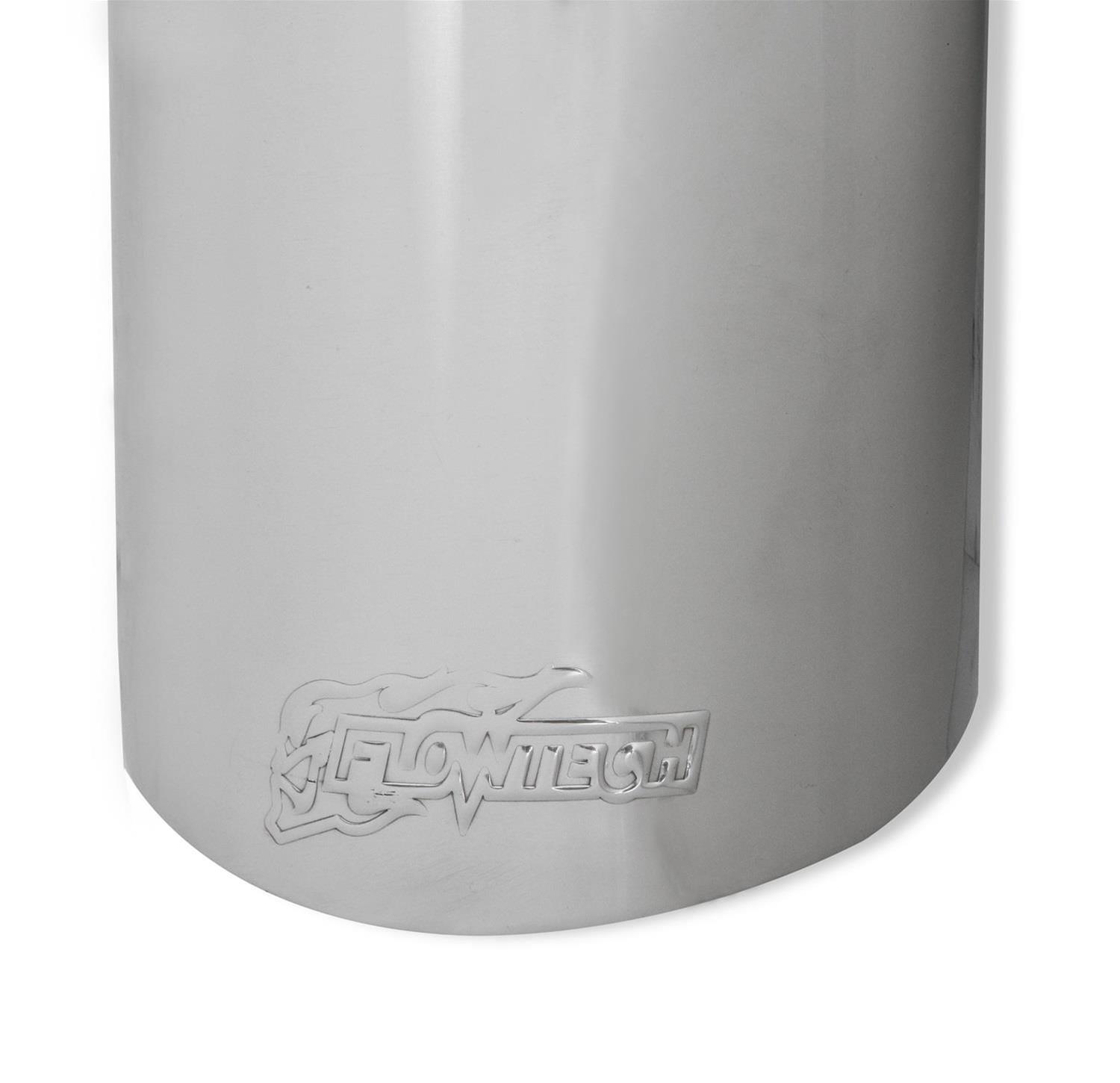 Flowtech Axle-Back Exhaust Systems 53015FLT Systems, Axle-Back, Rear Axle-back, Single In/Dual Out, Stainless Steel, Black, Split Rear Exit, Polished Tips, Jeep, 3.6L, 3.8L, Kit