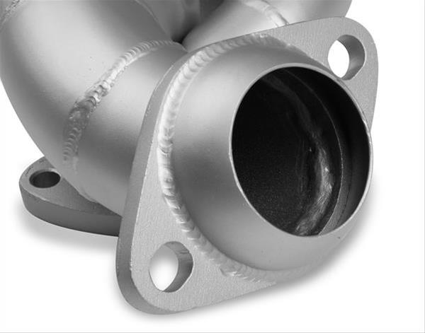 Flowtech Headers 91673-1FLT Headers, Shorty, Steel, Silver Ceramic Coated, 2.5 in. Collector, D-port, Ford, 5.4L, Pair thumbnail 4