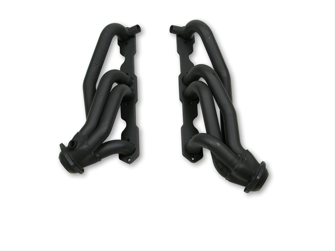 Flowtech Shorty Headers 91831FLT Headers, Shorty, Steel, Painted, Chevy, GMC, 5.7L, with A.I.R. Injection, Pair