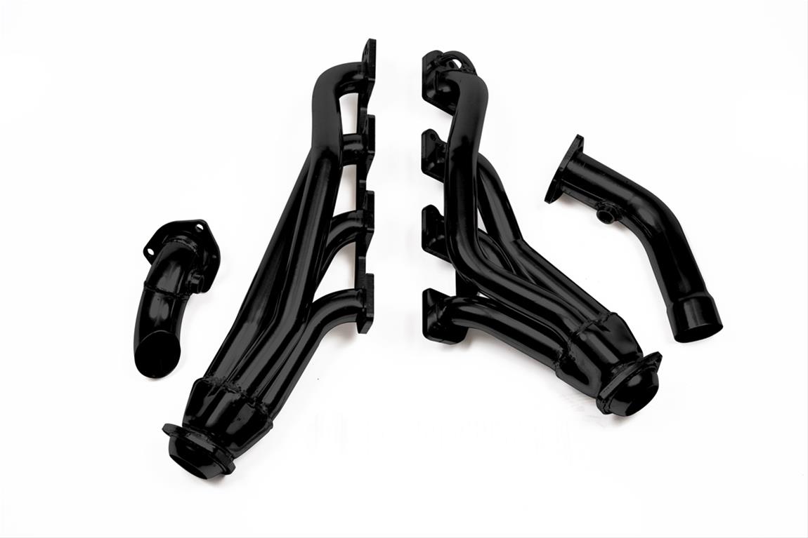 Flowtech Shorty Headers 91946FLT Headers, Shorty, Steel, Painted, Dodge, Pickup, 5.7L, Pair
