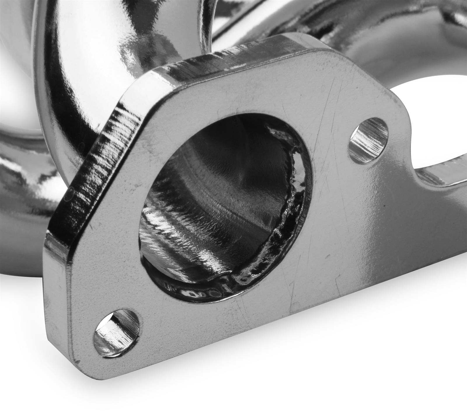 Flowtech Headers 92004-1FLT Headers, Shorty, Steel, Silver Ceramic Coated, 2.5 in. Collector, Round Port, Jeep, 3.8L, Pair thumbnail 3