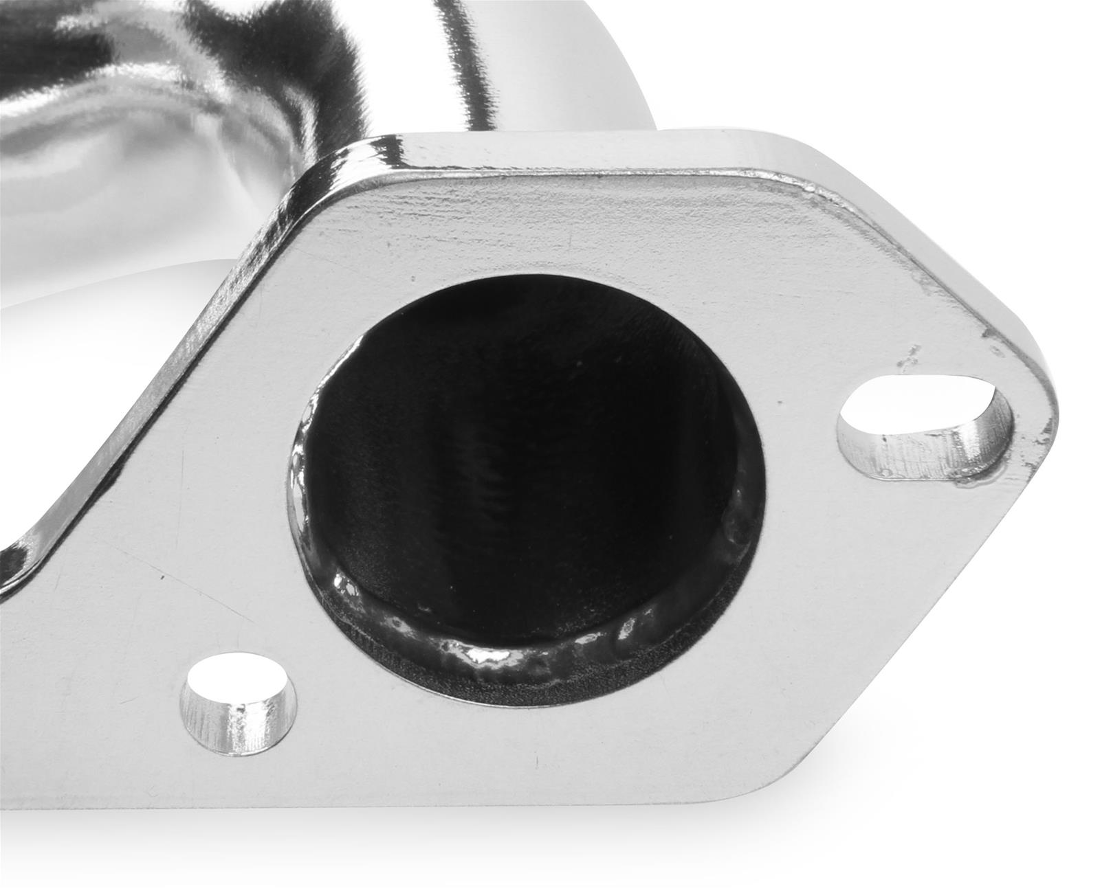 Flowtech Headers 92004-1FLT Headers, Shorty, Steel, Silver Ceramic Coated, 2.5 in. Collector, Round Port, Jeep, 3.8L, Pair thumbnail 5