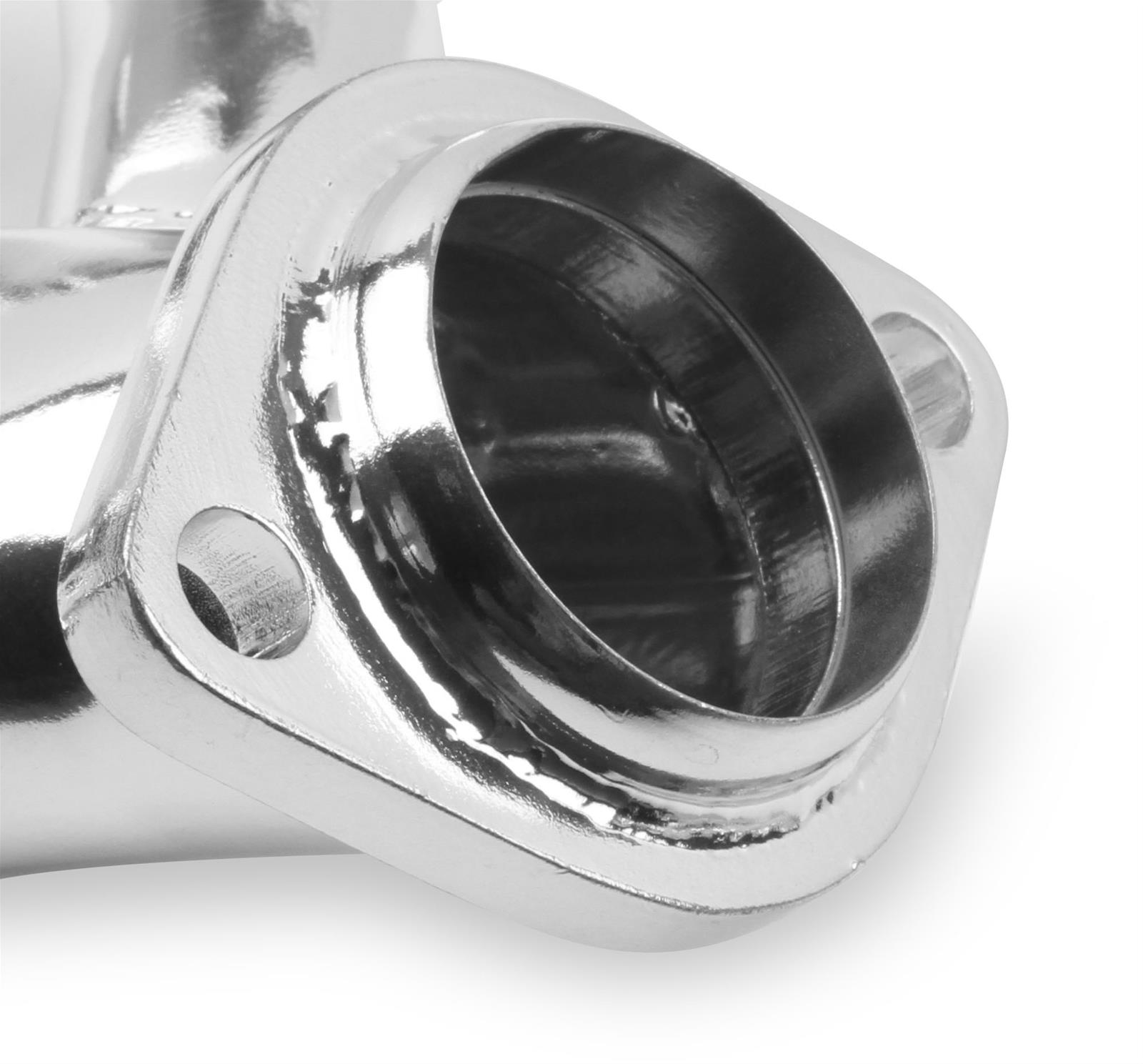 Flowtech Headers 92004-1FLT Headers, Shorty, Steel, Silver Ceramic Coated, 2.5 in. Collector, Round Port, Jeep, 3.8L, Pair thumbnail 2