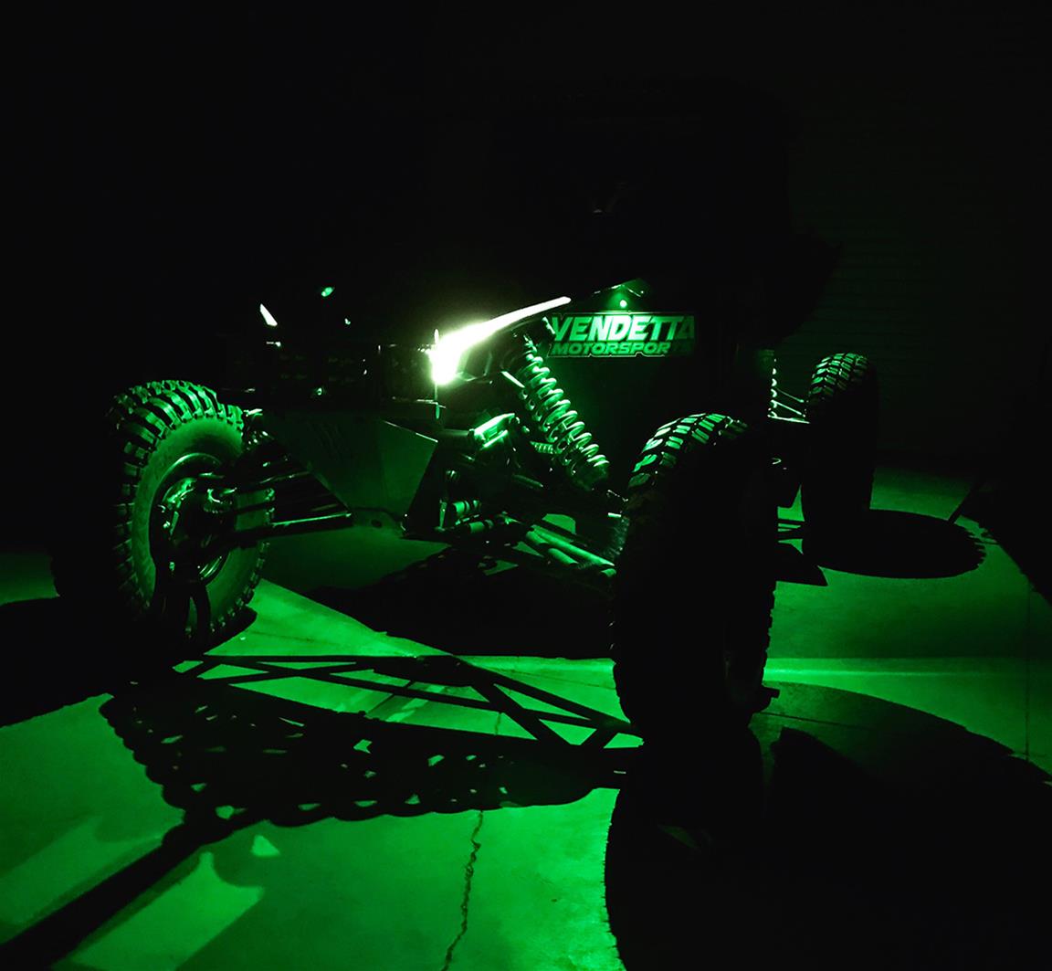 Baja Designs LED Dome Light w/Switch - Green thumbnail 3