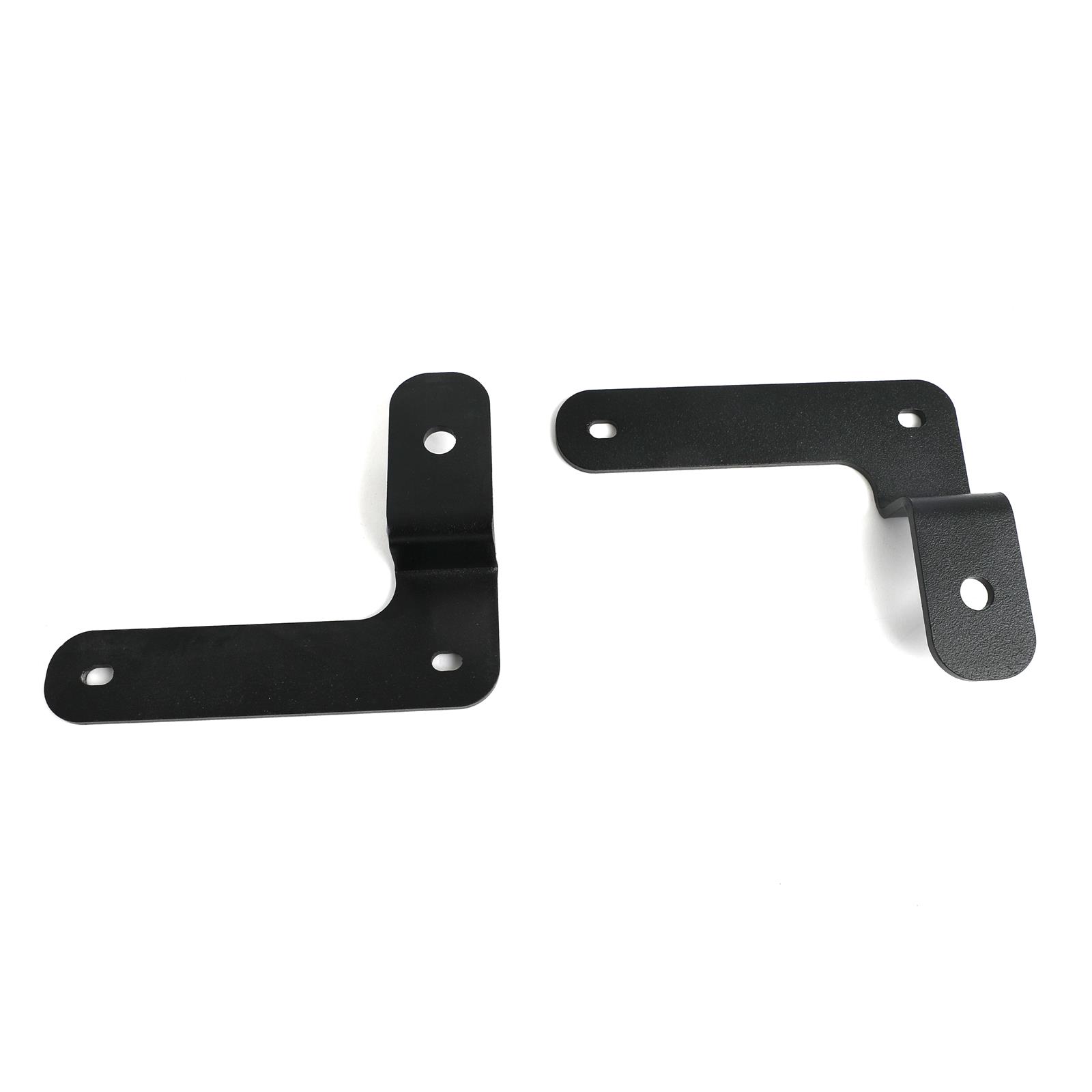 Baja Designs A-Pillar Light Mount Brackets for 2020-2024 GLADIATOR, 2018-2024 WRANGLER - 447001 Brackets, A-Pillar, Steel, Black, Jeep, Pair