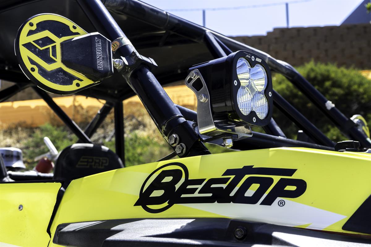 Baja Designs Light Mount Brackets 447087 Mounting Brackets, Polaris RZR XP1000 A-Pillar Kit No Lights
