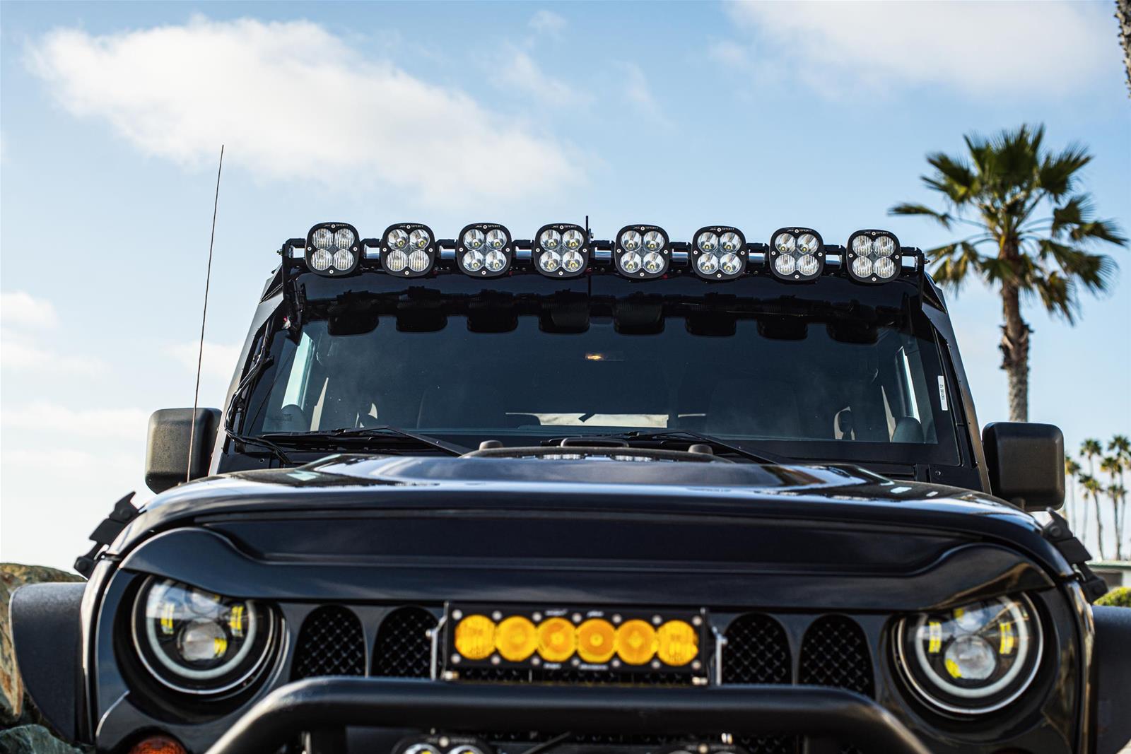 Baja Designs 07-16 Jeep Wrangler JK XL Linkable Roof Bar Kit