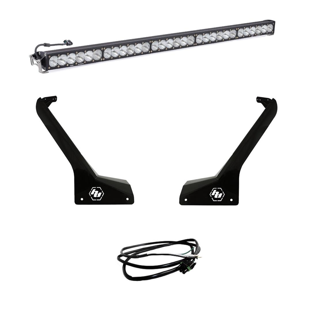 Baja Designs 2018+ Jeep Wrangler JL/JT OnX6+ 50in Roof LED Light Bar Kit w/ Upfitter thumbnail 2