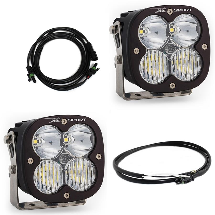 Baja Designs Jeep JL/JT Rubicon Steel Bumper LED Light Kit XL Sport w/Upfitter thumbnail 3