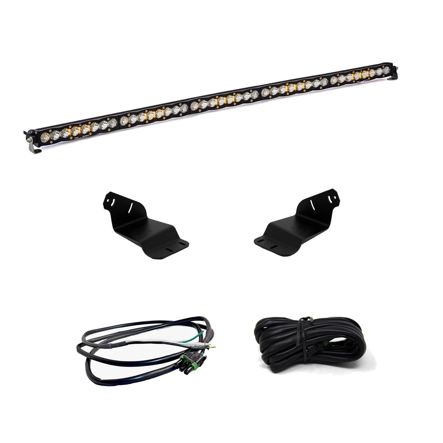 Baja Designs 2021+ Ford Bronco Roof Light Bar Kit 50 S8 w/Upfitter
