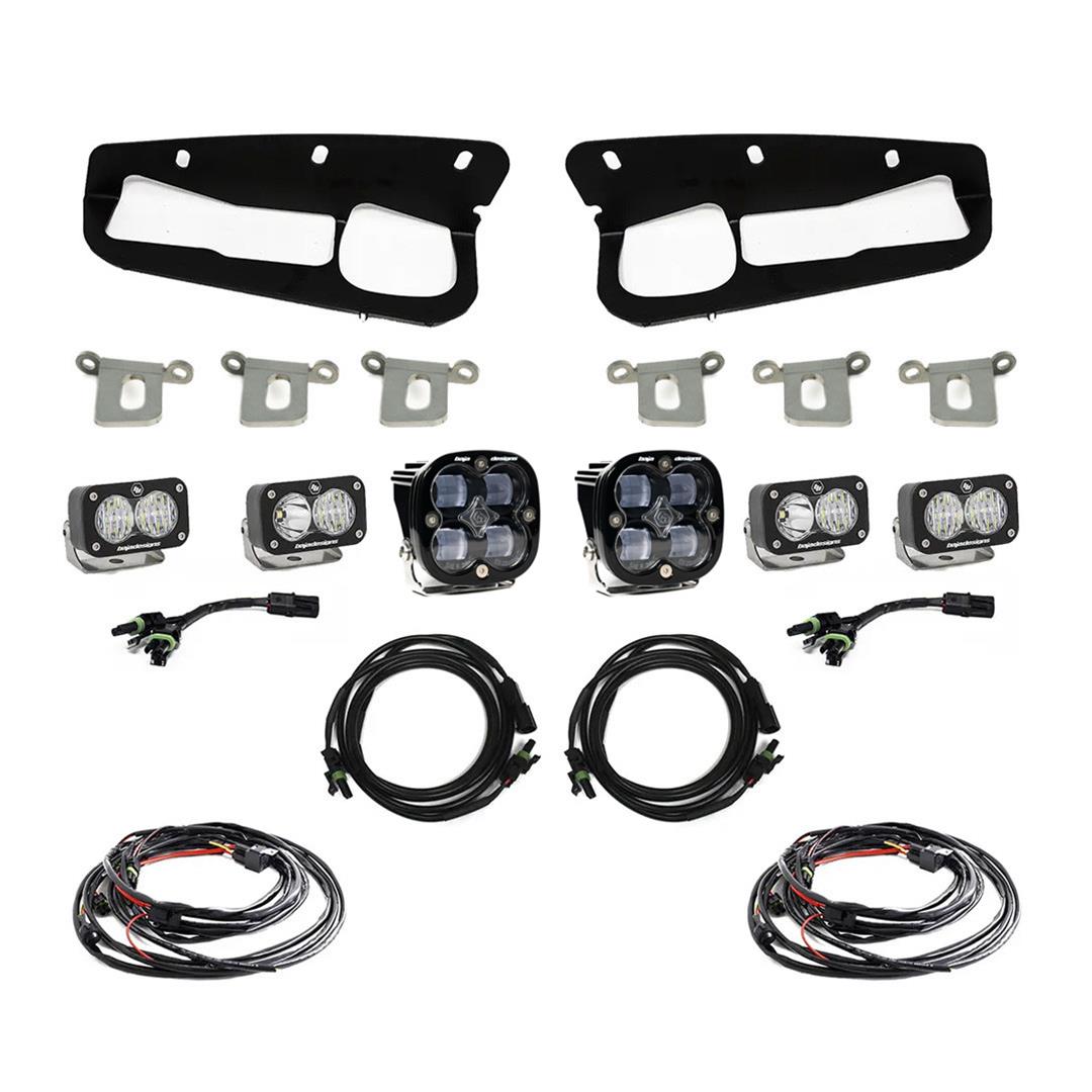 Baja Designs 2021+ Ford Bronco Clear SAE Fog Pocket Kit