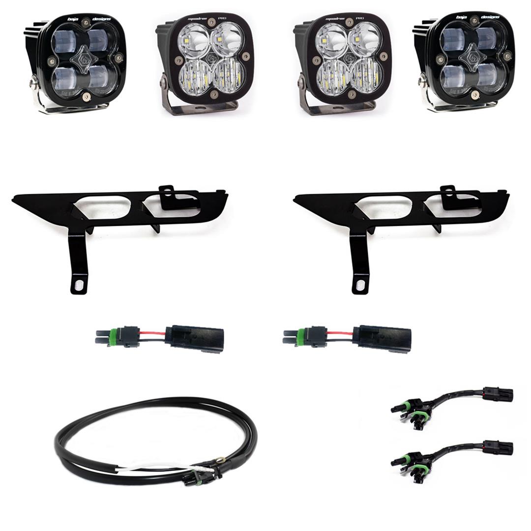 Baja Designs 2021+ Ford F-150 Pro Series Fog Pocket Kit - Clear thumbnail 2