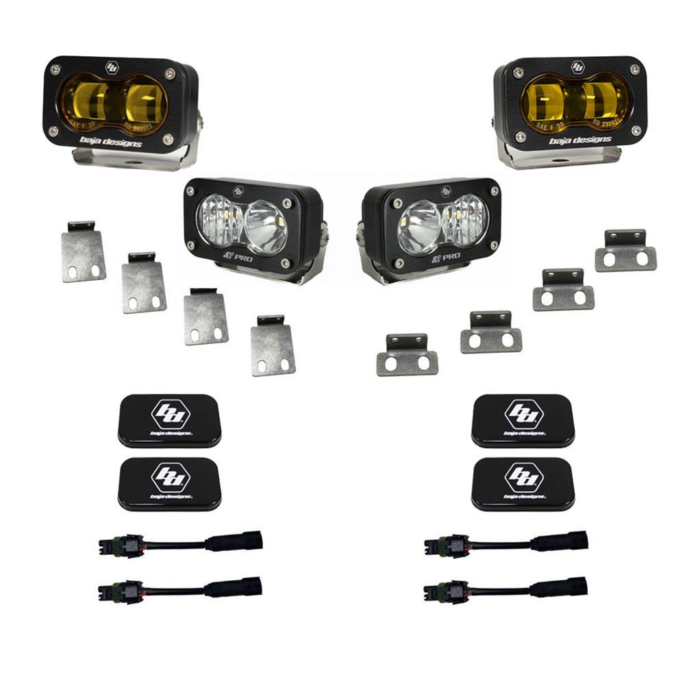 Baja Designs 21+ Ford Raptor / 22+ Bronco S2 SAE Pro Fog Pocket Light Kit thumbnail 2