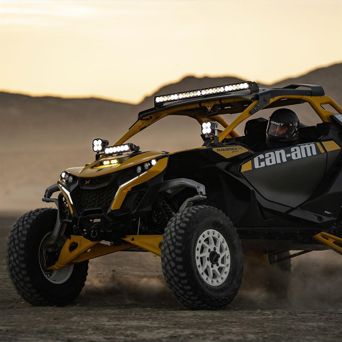 Baja Designs 2024+ Can-Am Maverick R OnX6+ Roof Mount Kit thumbnail 2