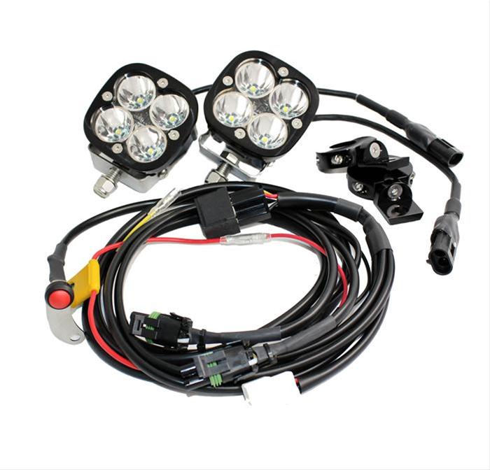 Baja Designs Adventure Bike LED Light Kit 7/8in Squadron Pro