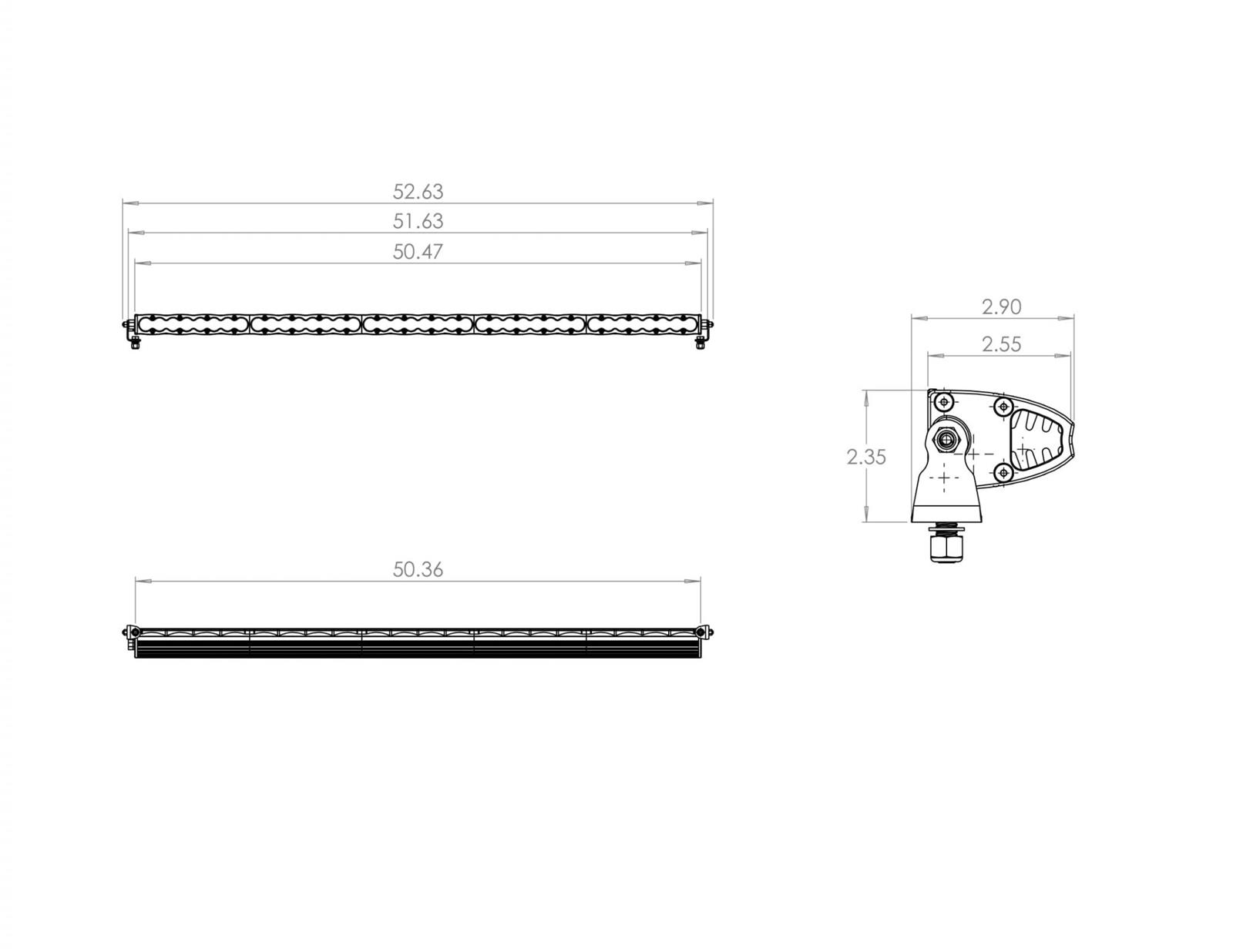 Baja Designs S8 Series Wide Driving Pattern 50in LED Light Bar