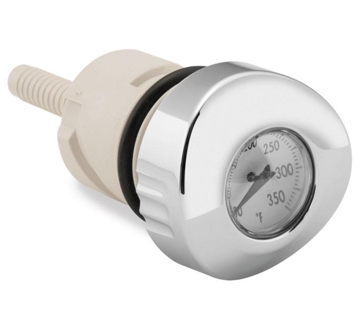 Biker's Choice Powersports Oil Caps and Dipsticks 488793 WHT FACE OIL TEMP GAUGE-SPORTY