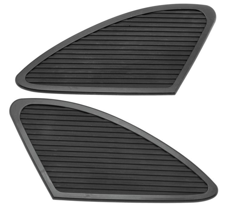Biker's Choice Powersports Fuel Tank Covers 482999 LEGACY GAS TANK RUBBER PADS BLK