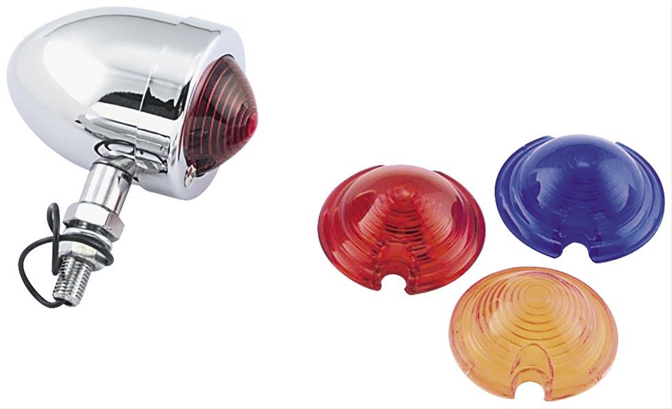 Biker's Choice Powersports Turn Signal Indicators 490160 BULLET LITE W/AMBER LENS