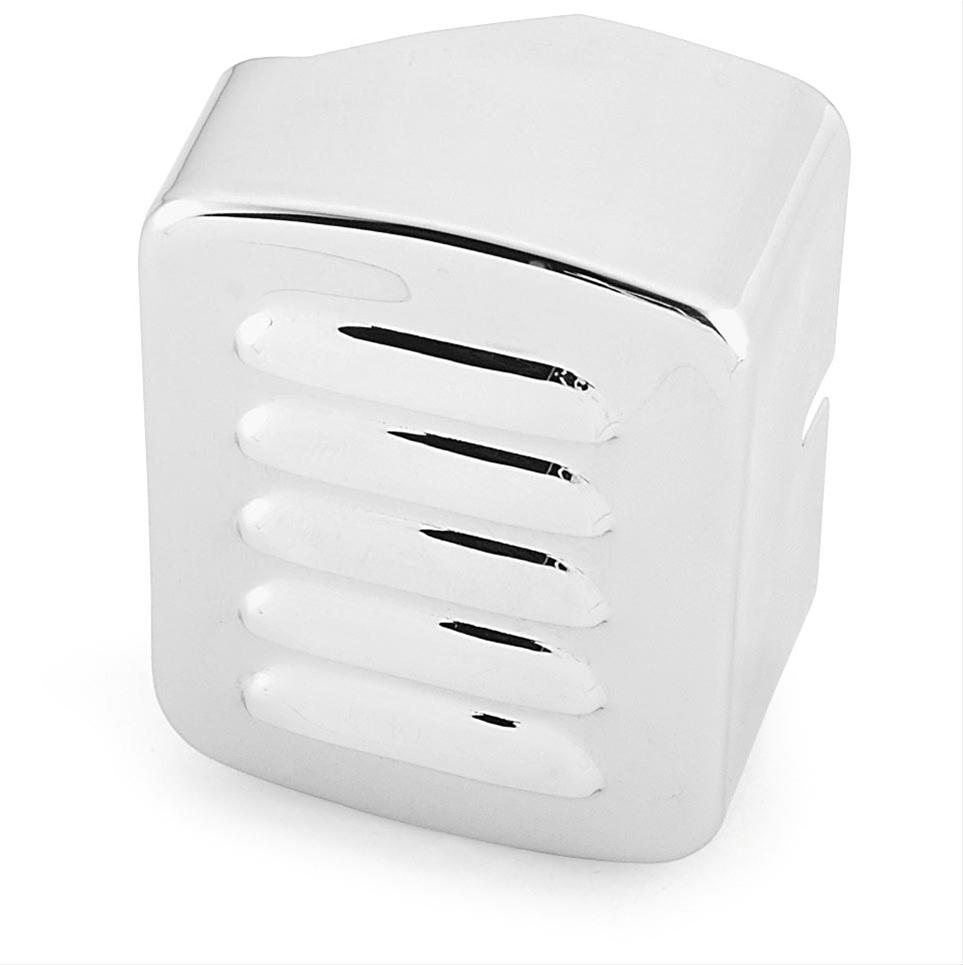 Biker's Choice Coil Covers 490213 LOUVERED COIL COVER-CHROME