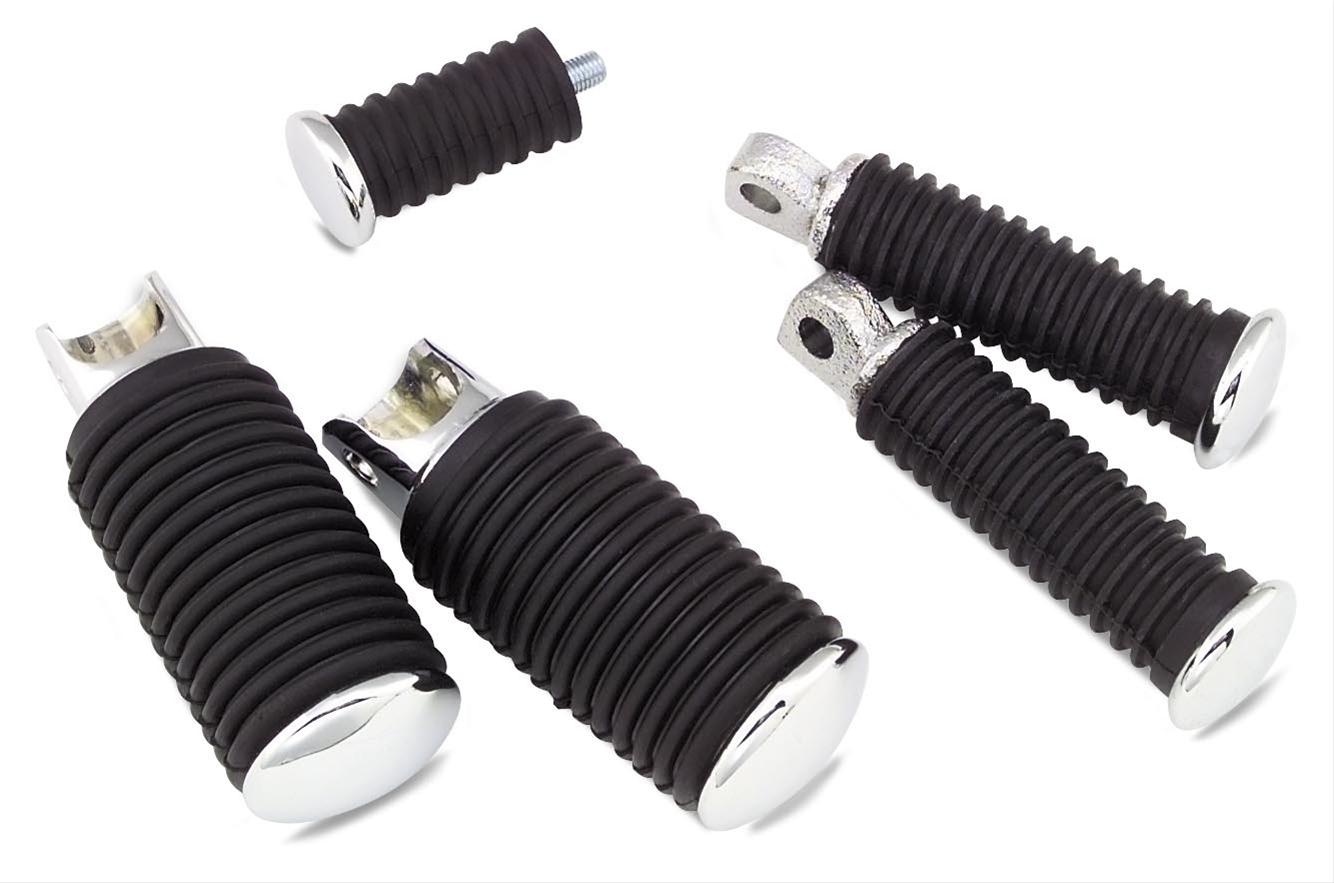Biker's Choice Foot Pegs 490353 CHR CAP RIDER PEGS