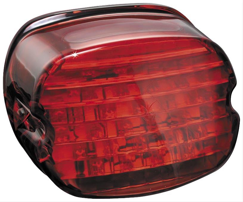 Biker's Choice Replacement Tail Lamp Lenses 490457 Lens, Replacemet Late Lamp, Plastic, Red, Each