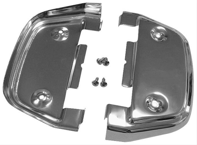 Biker's Choice Undercovers for Passenger Floorboards 490638 Floorboard Components, Floorboards, Chrome, Harley-Davidson®, Pair