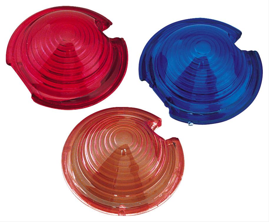Biker's Choice Custom Bullet Light Replacement Lenses 492569 Lens, Part, Front, Plastic, Amber, Each
