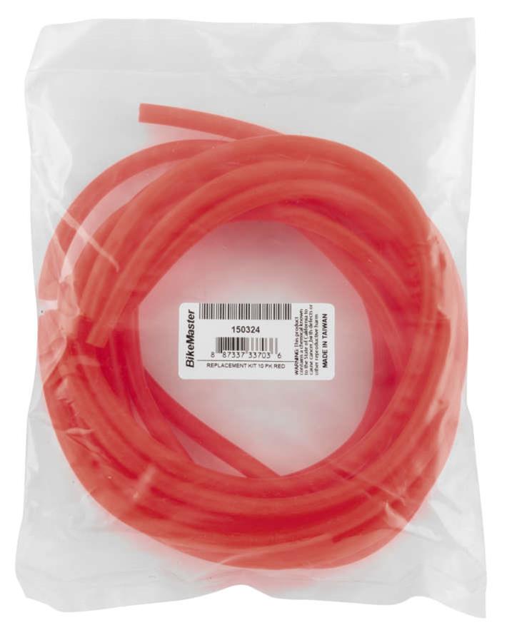 BikeMaster Fuel Tank Cap Vent Hoses 150324 Powersports Plastics, Replacement Kit 10 Pk Red thumbnail 2