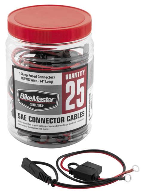 BikeMaster Electrical Fuses 152492 Fuse BM SAE WIRE W/FUSE 25/TUB