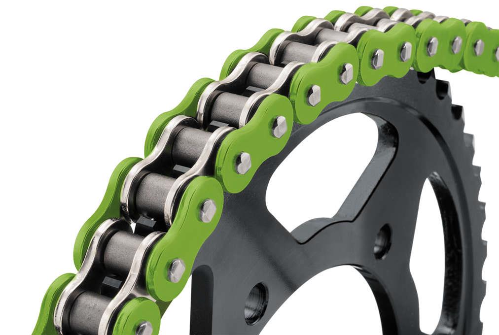 BikeMaster BMXR Series Chains 197472 drive chain 525X120 ORING CHAIN GRN GRN