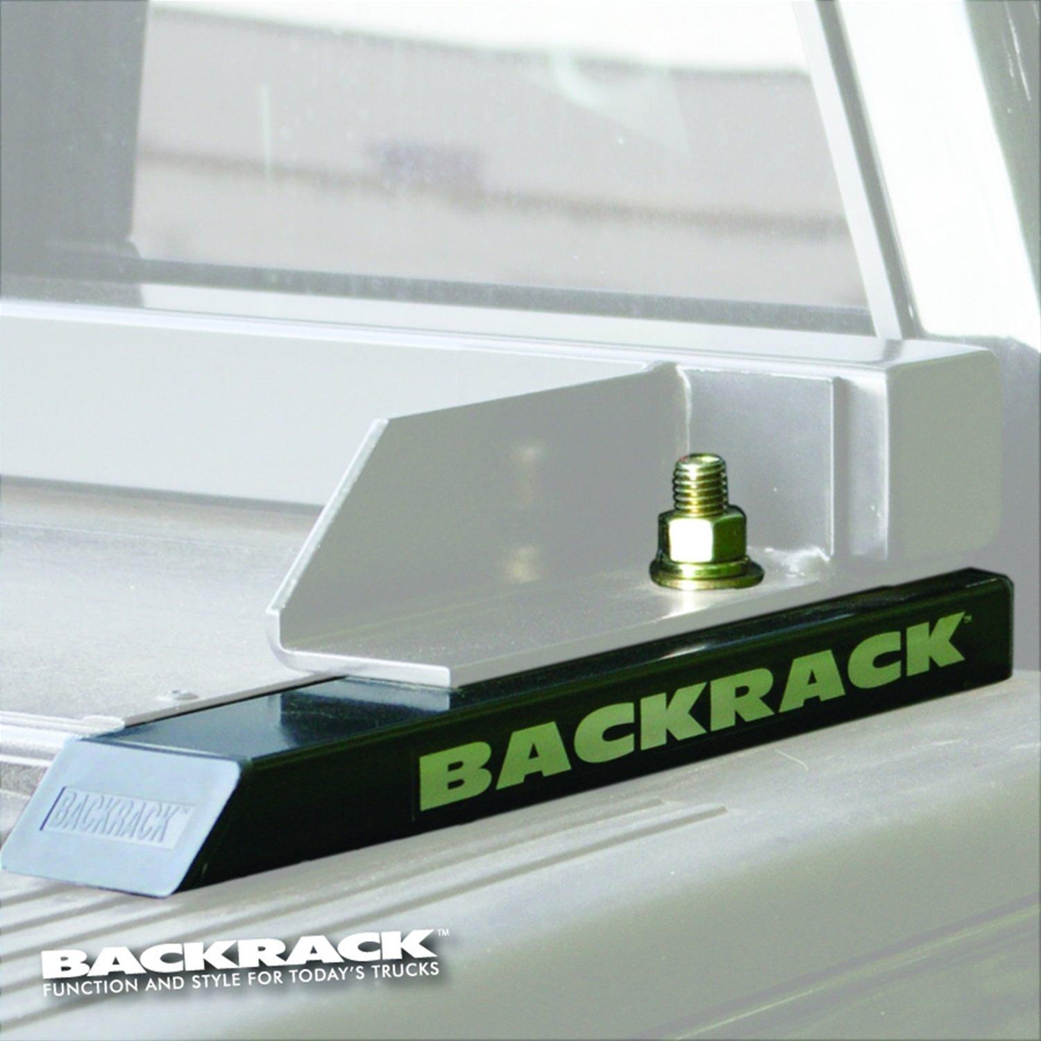 BackRack 02-18 Dodge Ram All Models except Rambox Tonneau Cover Adaptors Low Profile 1in Riser